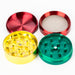 4 parts 3D Rasta herb grinder Box of 12 Display Purple Haze Smoke Inc
