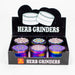 4 parts Floral rainbow grinder Box of 6 Display Purple Haze Smoke Inc