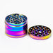 4 parts Floral rainbow grinder Box of 6 Display Purple Haze Smoke Inc