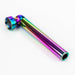 3" Rainbow Metal Pipe with screen display of 12 Metal Hand Pipe Purple Haze Smoke Inc