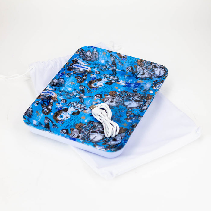Assorted Rechargeable LED Rolling Tray ROLLING ACCESSORIES Purple Haze Smoke Inc