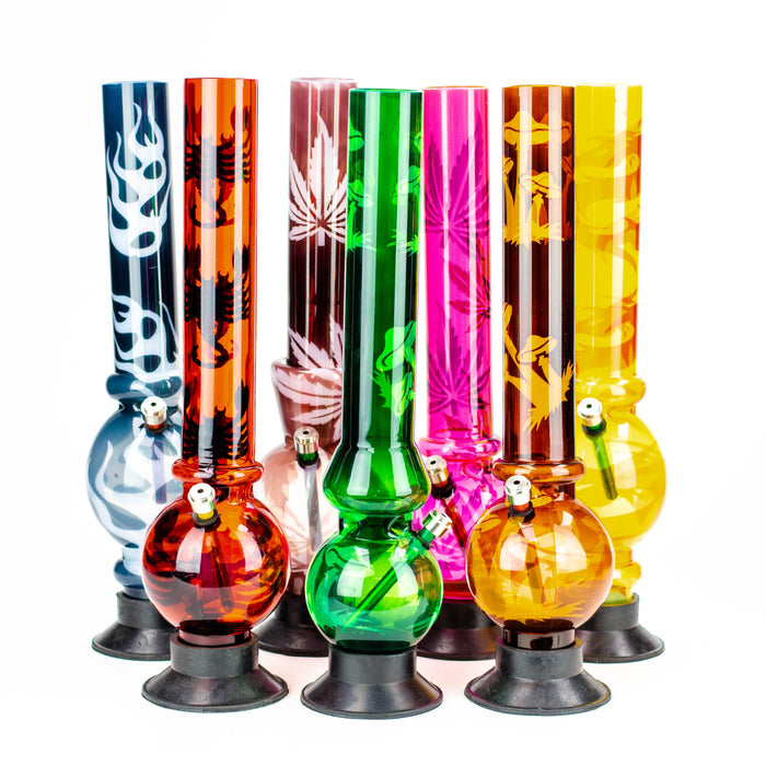 16" Assorted acrylic water bong [AWP-16]