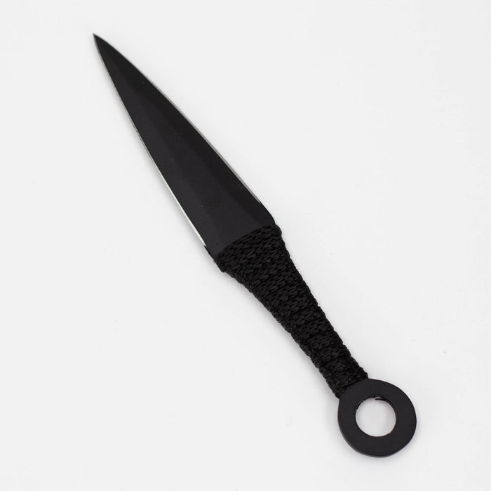 6.5" Naruto Kunai Anime 6-PC Throwing Knife Set- Black  [TK-868-6-BK]