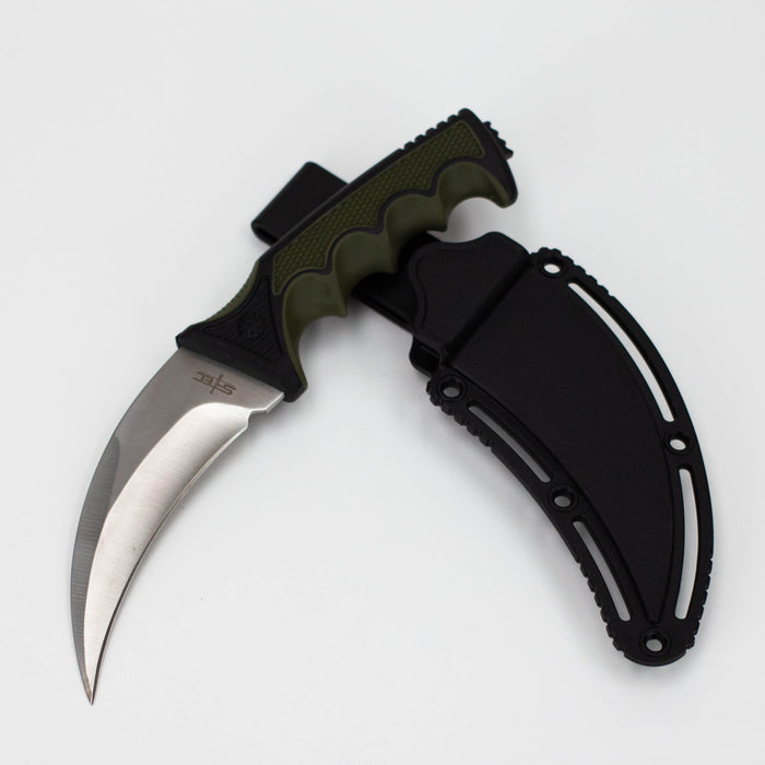 Karambit Hunting Knife with sheath [T22199BK] Fixed Blade Knives Canadian Distributor