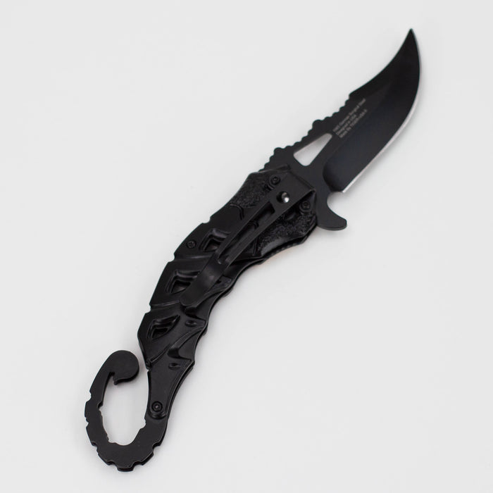 8.5" Tiger-USA® Scorpion yellow pocket knife [SJ-189YL] Folding Knife Canadian Distributor