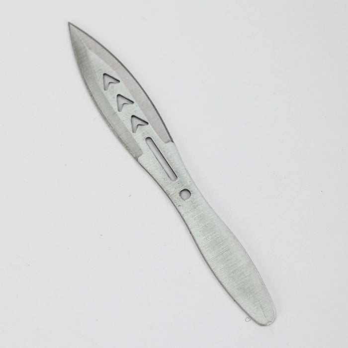 Tiger-USA®3 PC Silver 440 Stainless Steel Thrower Set [TV-1031-SL] Throwing Knife Canadian Distributor