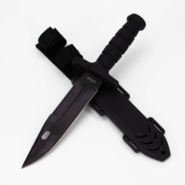 S-TEC 12 3/4″ Hunting Knife w/ Plastic Sheath, PP handle [T228699] Fixed Blade Knives Canadian Distributor