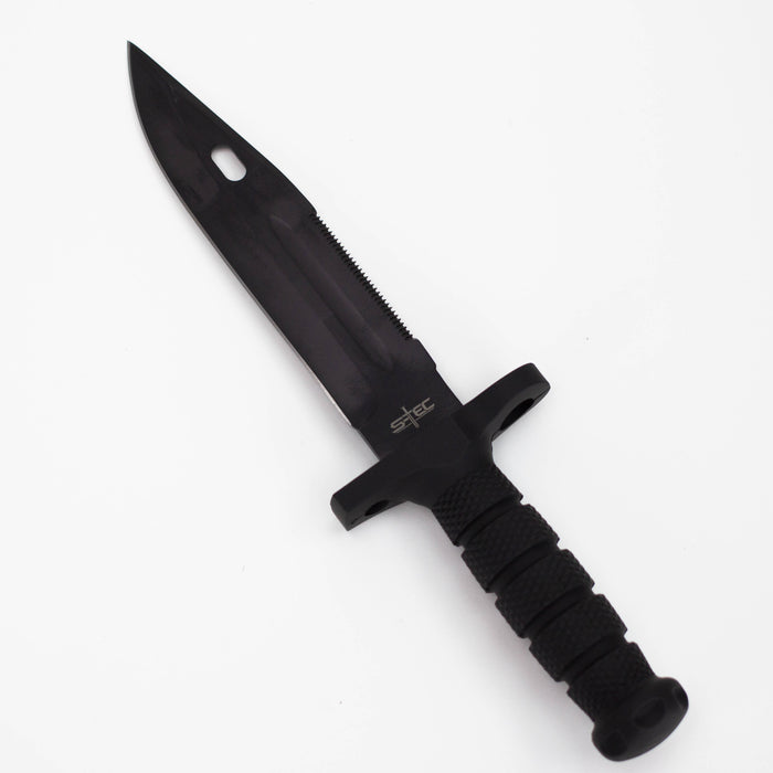 S-TEC 12 3/4″ Hunting Knife w/ Plastic Sheath, PP handle [T228699]