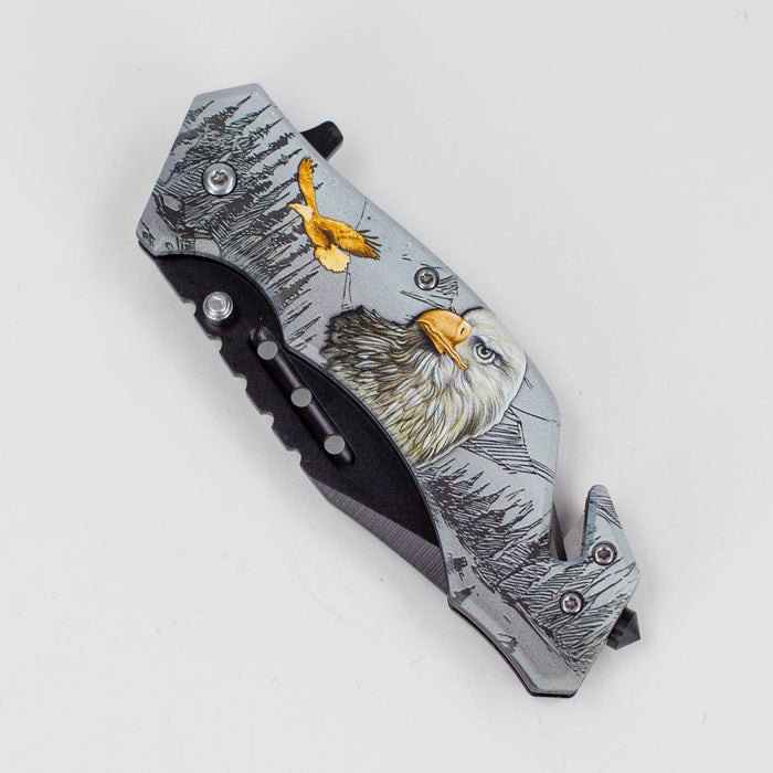 TheBoneEdge 8″ Wildlife Folding Knife Stainless Steel [1325X] Folding Knife Canadian Distributor