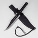 15.25" Jungle King Survival Fixed Blade Knife with Sheath [JK-8837-BK] Sword · Machete · Axe Canadian Distributor