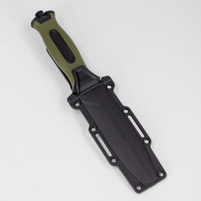 9.5″ Hunting Knife w/ Plastic Sheath [T22192BK] Fixed Blade Knife Canadian Distributor