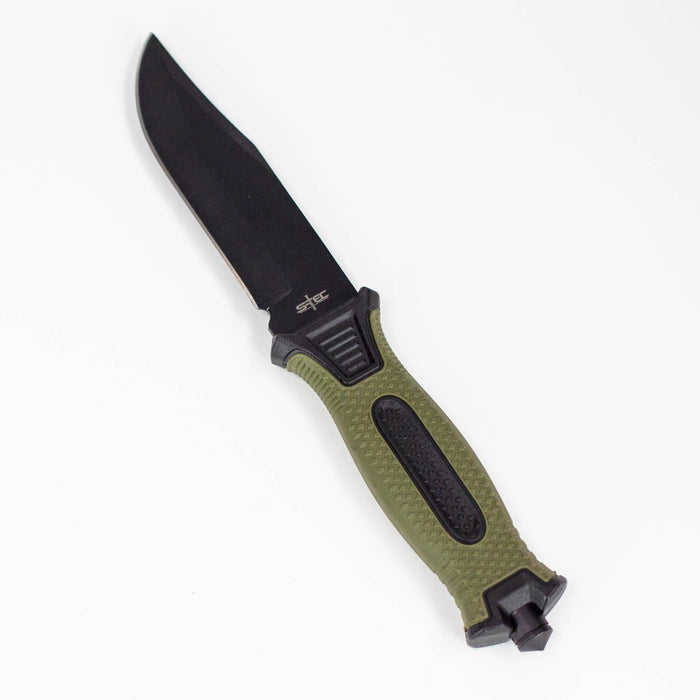 9.5″ Hunting Knife w/ Plastic Sheath [T22192BK] Fixed Blade Knife Canadian Distributor