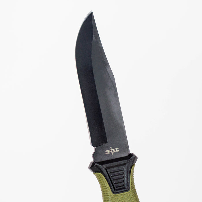 9.5″ Hunting Knife w/ Plastic Sheath [T22192BK] Fixed Blade Knife Canadian Distributor