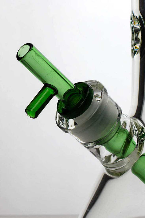 12" heavy glass beaker water bong- - One Wholesale