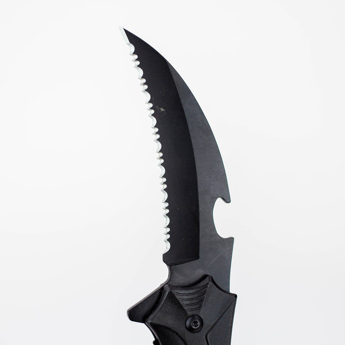 10" Tiger-USA® Pocket Knife-Serrated Blade [DT-1-BK-S] Folding Knives Canadian Distributor