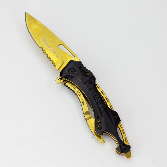 8″ Rainbow Blade with aluminum handle – Folding Knife