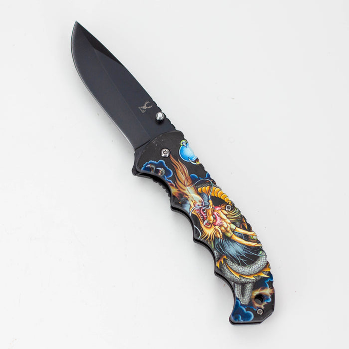 The Bone Edge Night Dragon Folding Knife 8.5″ Stainless Steel [13251] Folding Knife Canadian Distributor