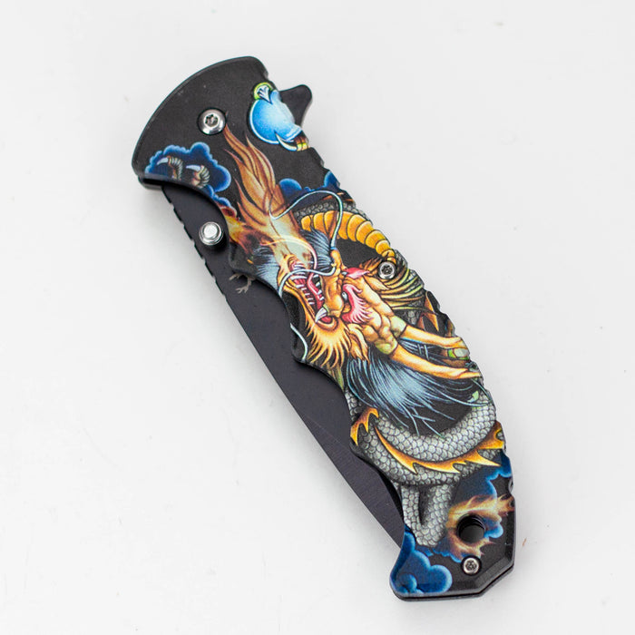 The Bone Edge Night Dragon Folding Knife 8.5″ Stainless Steel [13251] Folding Knife Canadian Distributor