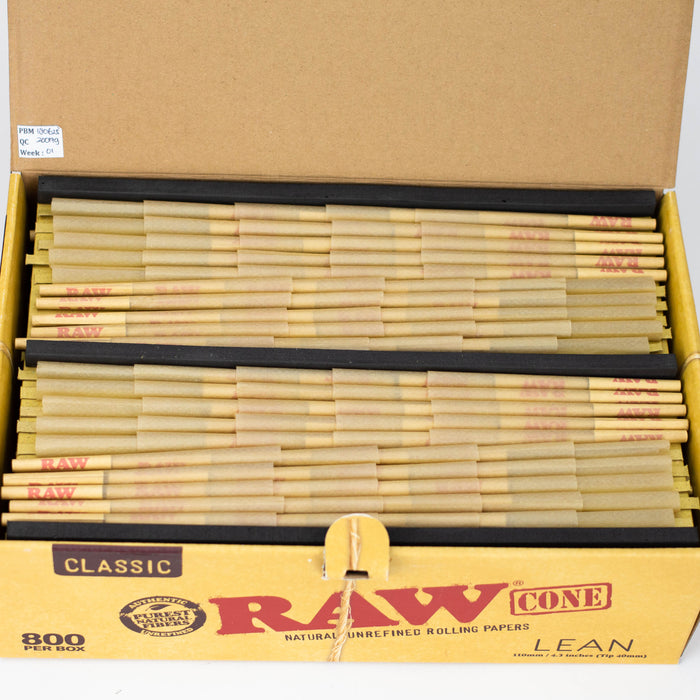 RAW Classic Lean 800 pre-rolled Cones