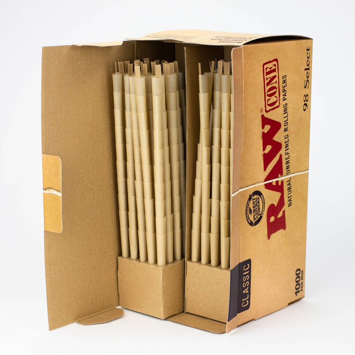 RAW Classic 98 Select pre-rolled cone 1000 counts