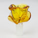 Flower shape glass large bowl Bowl · Popper ONE Yellow