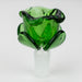 Flower shape glass large bowl Bowl · Popper ONE Green