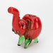 Standing XL elephant glass hand pipe-Solid Color Glass ONE