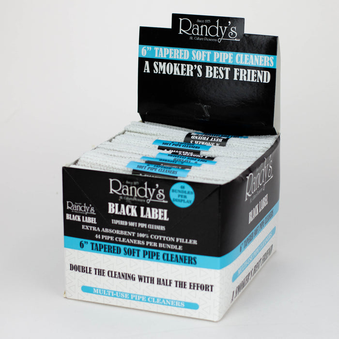 Randy's | 6" Tapered soft pipe cleaners box of 48 (Copy) Cleaning Stuffs Smoking Cat Distribution