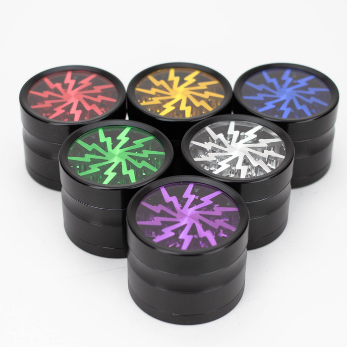 Spark Aluminum 4 Parts grinder with color acrylic window Regular Grinder ONE