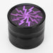 Spark Aluminum 4 Parts grinder with color acrylic window Regular Grinder ONE Purple