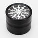 Spark Aluminum 4 Parts grinder with color acrylic window Regular Grinder ONE Silver
