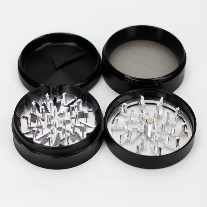 Spark Aluminum 4 Parts grinder with color acrylic window Regular Grinder ONE