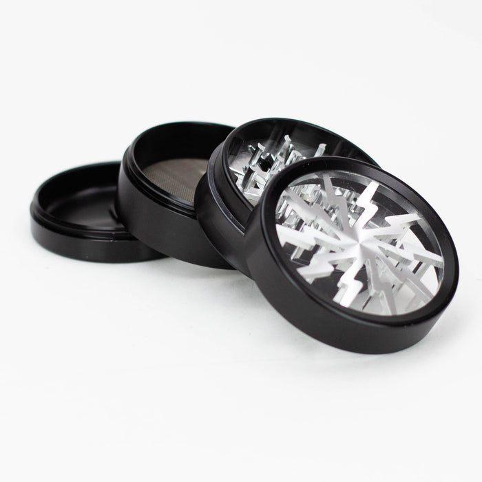 Spark Aluminum 4 Parts grinder with color acrylic window Regular Grinder ONE