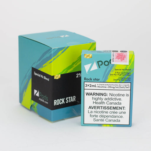 ZPOD S-Compatible Limited Edition Pods Box of 5 packs Federal Excise Tax ONE Rock Star