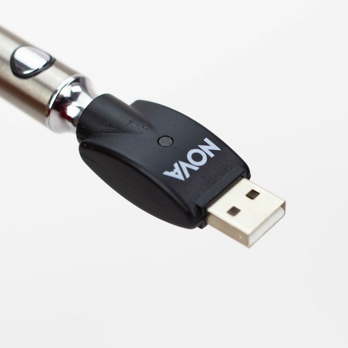 900 mAh Nova Twist Control Vape Battery with USB charger Display of 30 Vape Devices ONE