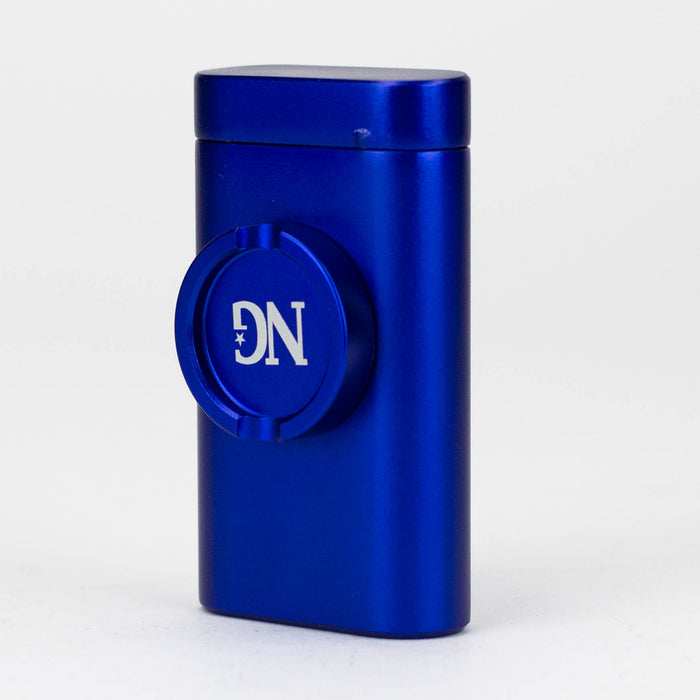 NG - Metal Dugout with Grinder [JC8042] Dugout High-End Brands Glass Blue