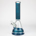 preemo - 15 inch 9mm Painted Sandblast Beaker [P057] Glass Bong preemo BLUE