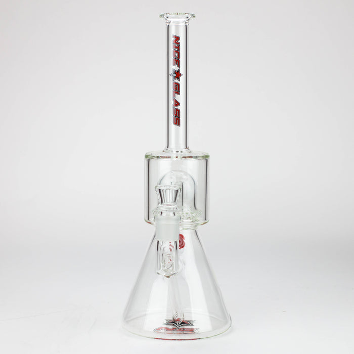 NG-14 inch Easy Clean Dome Perc Beaker [YN1126] Glass Bong High-End Brands Glass