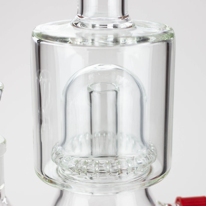 NG-14 inch Easy Clean Dome Perc Beaker [YN1126] Glass Bong High-End Brands Glass