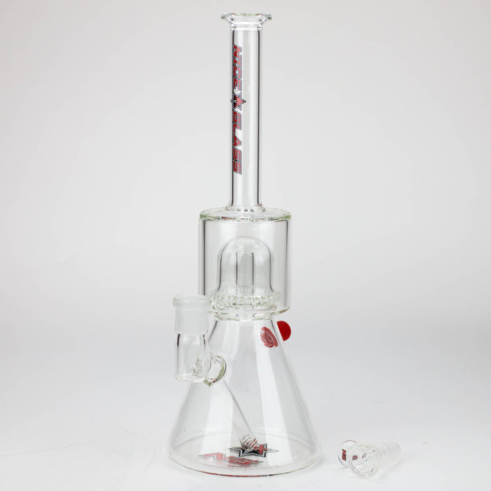 NG-14 inch Easy Clean Dome Perc Beaker [YN1126] Glass Bong High-End Brands Glass