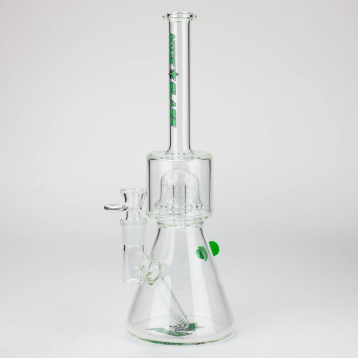 NG-14 inch Easy Clean Dome Perc Beaker [YN1126] Glass Bong High-End Brands Glass GREEN