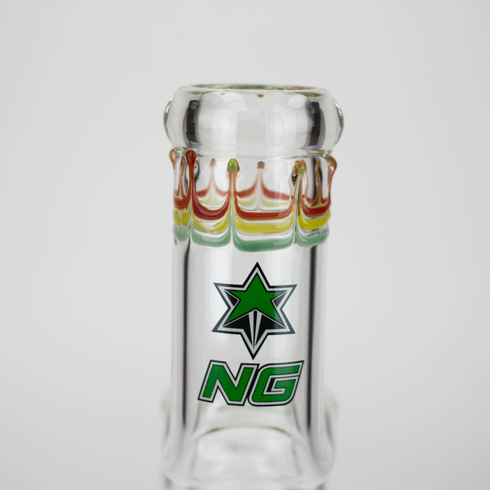 NG-12 inch Zig-zag Beaker [G1105] Glass Bong High-End Brands Glass