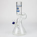 NG-12 inch Zig-zag Beaker [G1105] Glass Bong High-End Brands Glass BLUE