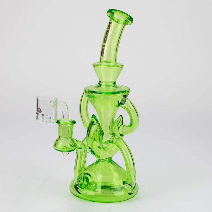 preemo - 10 inch 4-Arm Recycler [P034] Bongs preemo NEO GREEN