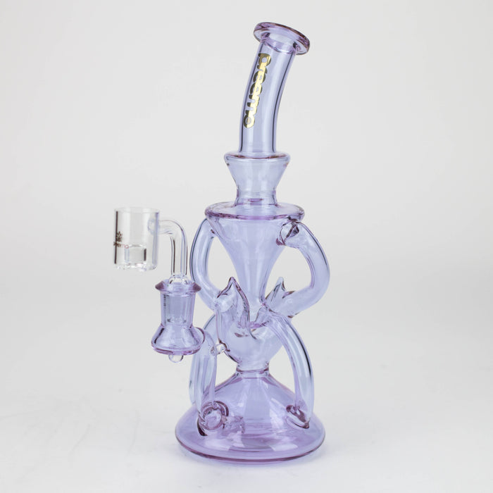 preemo - 10 inch 4-Arm Recycler [P034] Bongs preemo PURPLE
