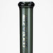 NG-18 inch Flat Mouth Trans-Black Beaker [GX006F-BKC] Glass Bong High-End Brands Glass