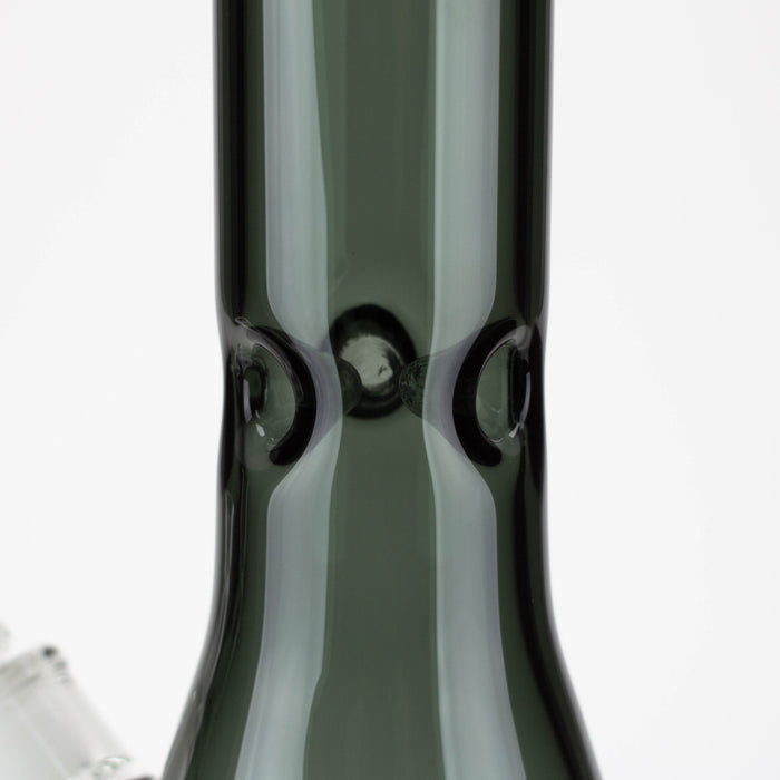 NG-18 inch Flat Mouth Trans-Black Beaker [GX006F-BKC] Glass Bong High-End Brands Glass