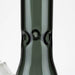 NG-18 inch Flat Mouth Trans-Black Beaker [GX006F-BKC] Glass Bong High-End Brands Glass