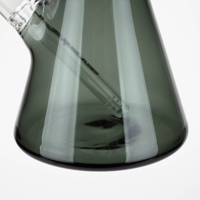 NG-18 inch Flat Mouth Trans-Black Beaker [GX006F-BKC] Glass Bong High-End Brands Glass