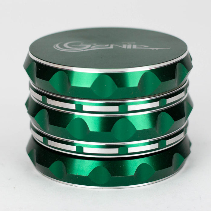 Genie | 4 parts Aluminium herb grinder Box of 6 [LHJ-03]